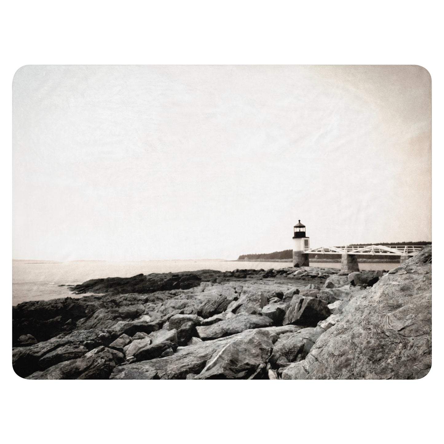 Sherpa Blanket - Marshall Point Lighthouse